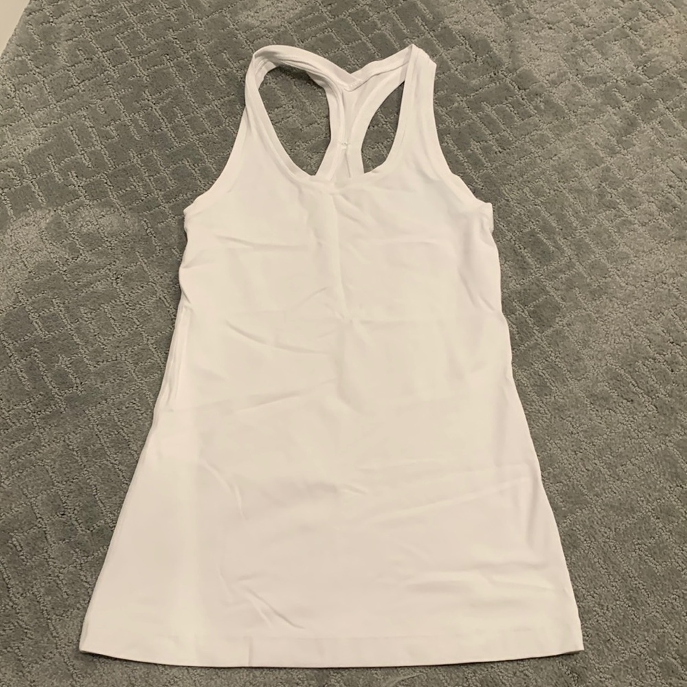 White Lululemon Align Tank